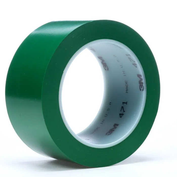 3M™ Lane and Safety Marking Vinyl Tape 471, Green - 70006020997