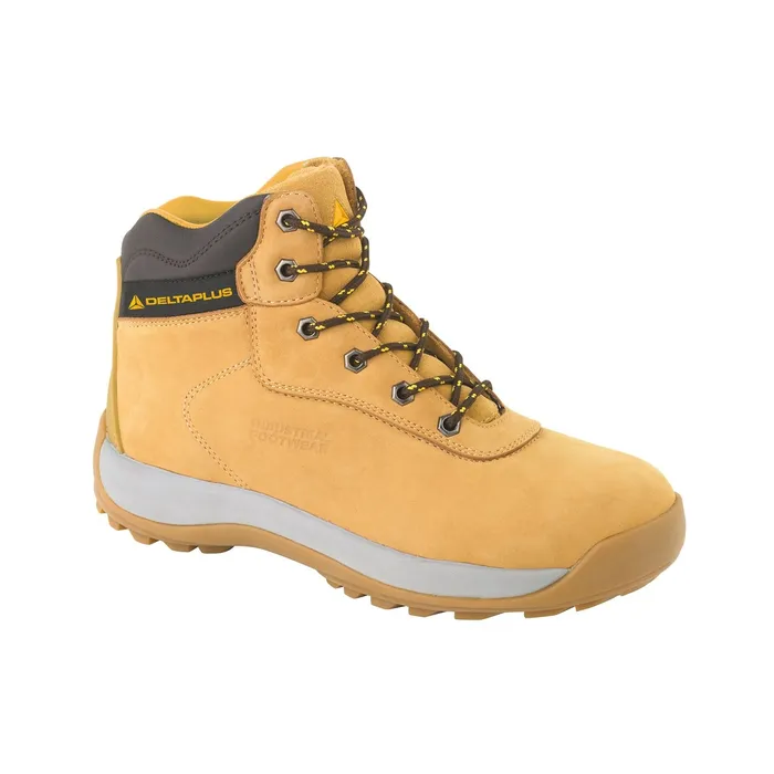 DeltaPlus SAGA S3 SRC Composite Safety Boots in Nubuck Leather, Beige - SAGAS3BE