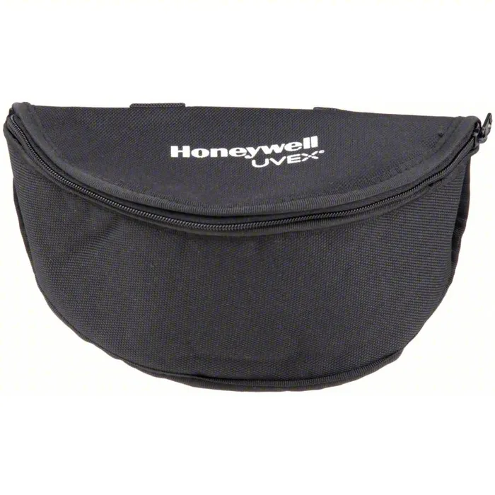 Honeywell UVEX Eyewear Case: Belt Clip Not Included, Nylon, Hard Case, Black, Zipper - S493