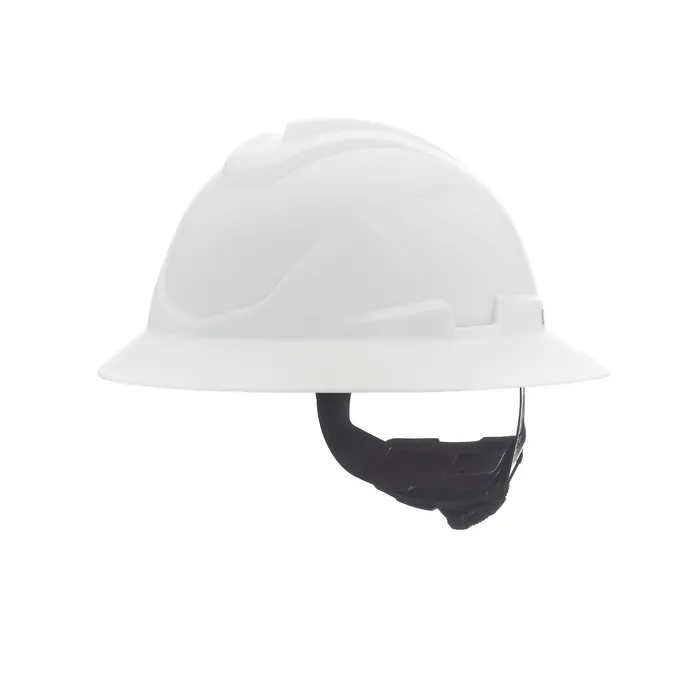 MSA V-Gard C1™ Full Brim Cooling Hard Hat, Vented, Fas-Trac III, White, ReflectIR™ Thermal Barrier - 10215828